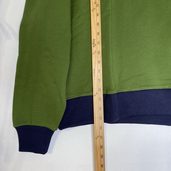 WeWoreWhat Sweatshirt Women L Green Oversized Crewneck Casual  $98 - Picture 4 of 8